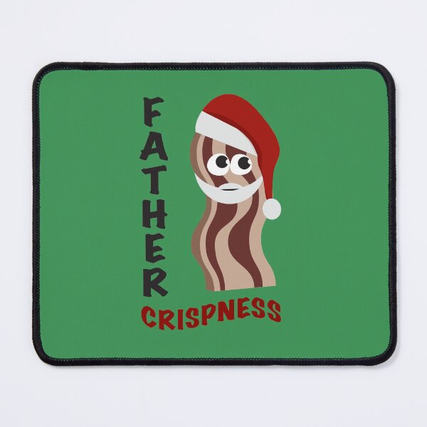 Item preview, Father Crispness Cute and Funny Santa Bacon designed and sold by Hedgie Designs.