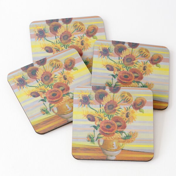 Item preview, Vase with Vangogh Sunflowers, art by Miguel Matos Official designed and sold by MiguelMatosArt.