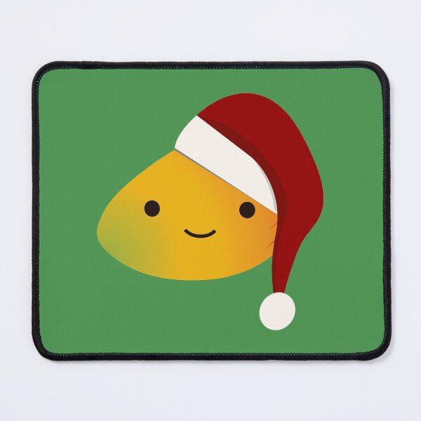 Item preview, Cute Kawaii Christmas Mango designed and sold by Hedgie Designs.