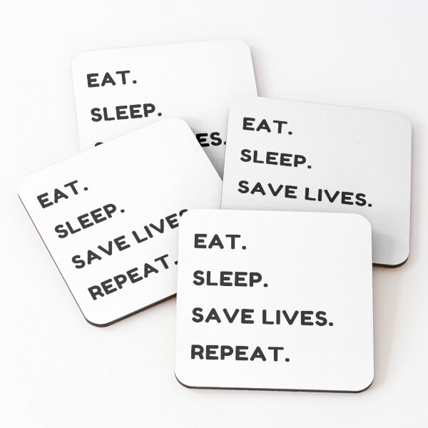 Item preview, Eat sleep save lives repeat, keep calm and save lives, nurse,  designed and sold by oufa.