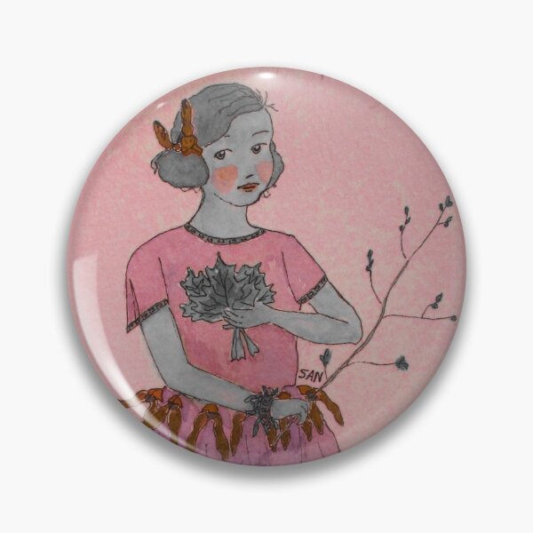 Item preview, The Maple Girl Watercolor In Red designed and sold by TurnipWilson.