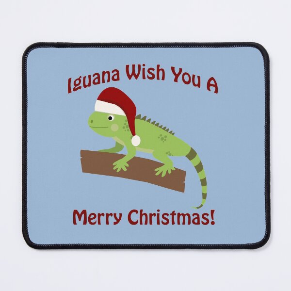 Item preview, Iguana Wish You A Merry Christmas designed and sold by Hedgie Designs.