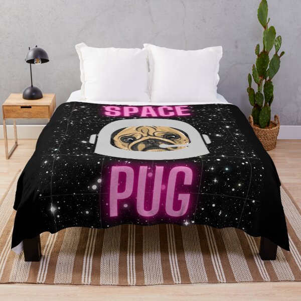Item preview, Pug in Outer Space - Space Pug Dog Graphic designed and sold by amcenterprise.