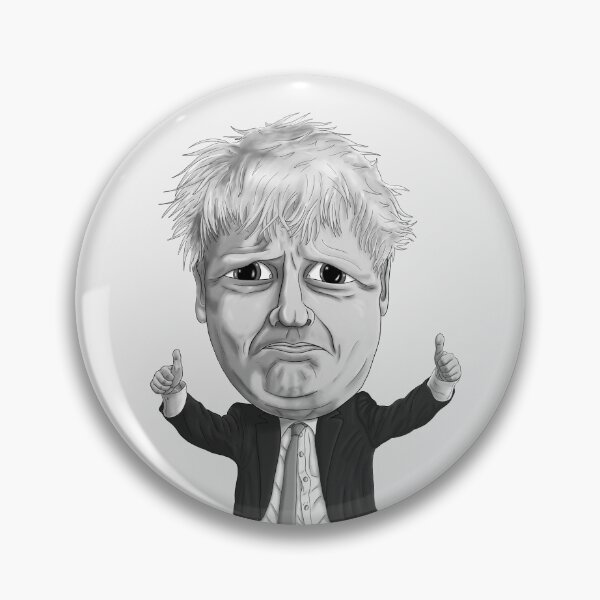 Item preview, Boris Johnson Party Time Black and White Art designed and sold by Core Toggery.