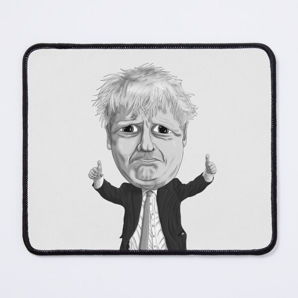 Item preview, Boris Johnson Party Time Black and White Art designed and sold by Core Toggery.