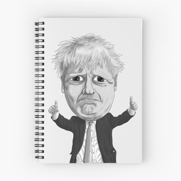 Item preview, Boris Johnson Party Time Black and White Art designed and sold by Core Toggery.