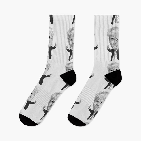 Item preview, Boris Johnson Party Time Black and White Art designed and sold by Core Toggery.
