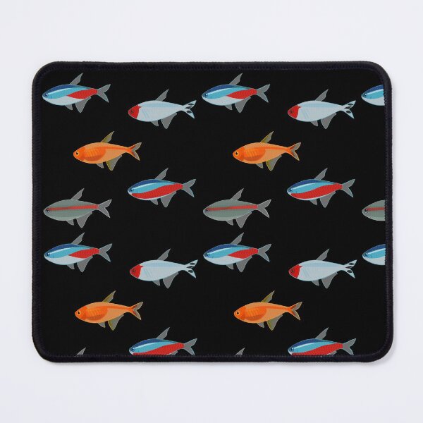 Item preview, Freshwater fish Tetra pattern designed and sold by InterfectorFactory.