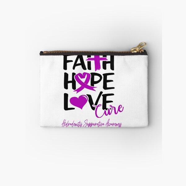 Item preview, Faith Hope Love Cure Hidradenitis Suppurativa Awareness designed and sold by Grooffos.