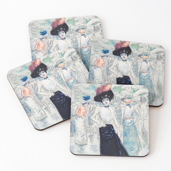 Item preview, A Parisienne on a Crowded Street designed and sold by FreedomToDesign.