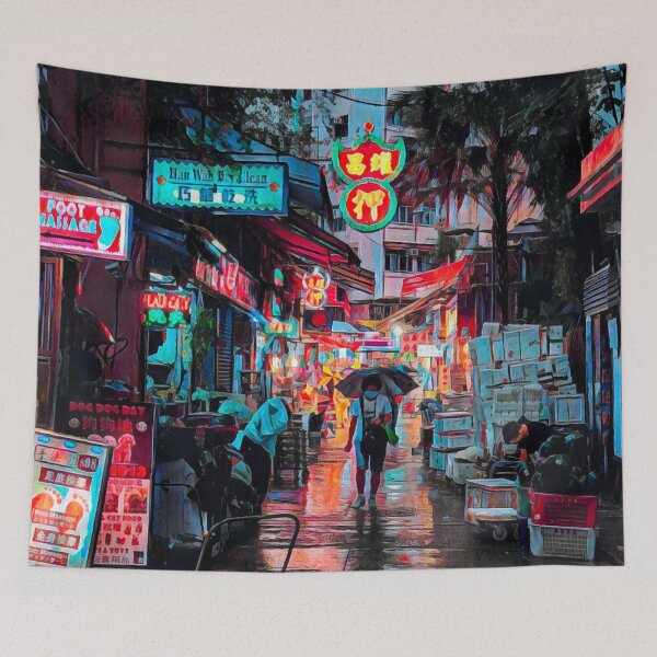 Item preview, Hong Kong Alleys designed and sold by Sofia-Draws.
