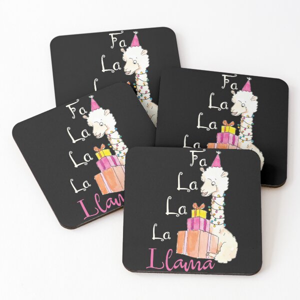 Item preview, Fa La La La Llama Christmas Lights Snowflakes designed and sold by NawalMagdy.