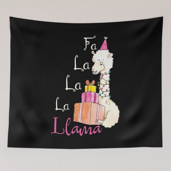 Item preview, Fa La La La Llama Christmas Lights Snowflakes designed and sold by NawalMagdy.