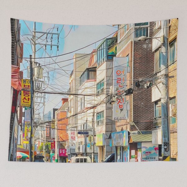 Item preview, Seoul Streets designed and sold by Sofia-Draws.