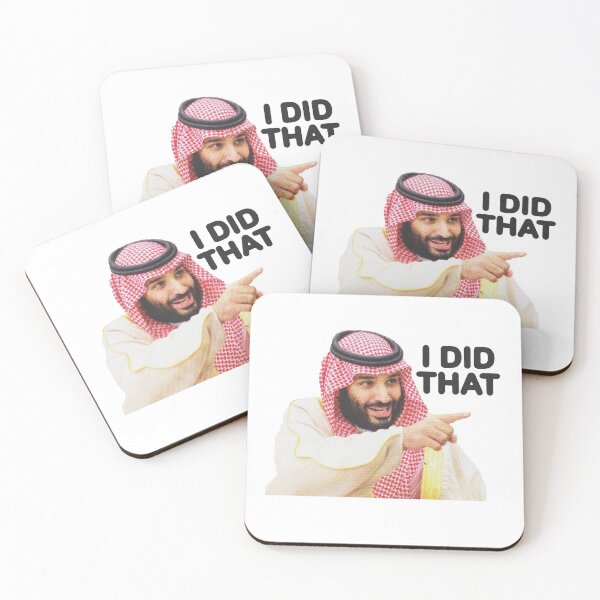 Item preview, Joe Biden Mohammed Bin Salman Saudi Arabia Gas Price I Did That Sticker designed and sold by sidehustle44.
