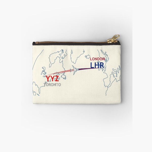 Item preview, YYZ-LHR Map designed and sold by TransportTees.