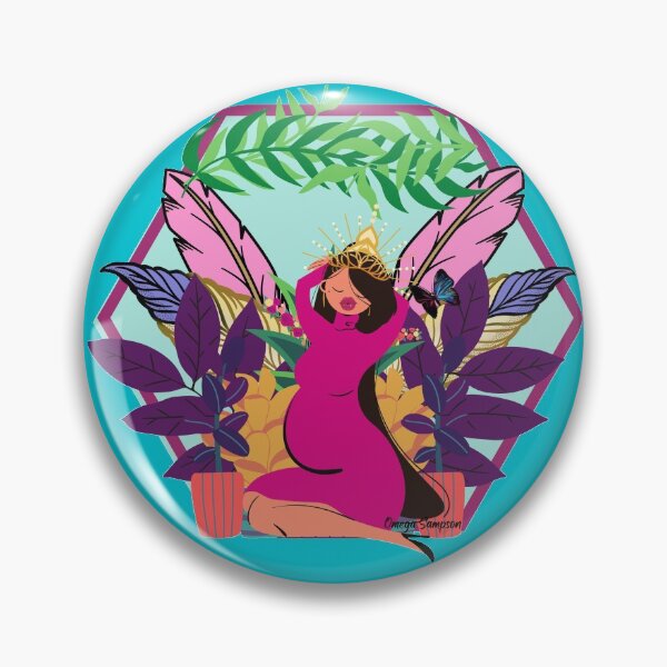 Item preview, Pregnant Nature Goddess designed and sold by artbyomega.
