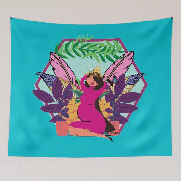 Item preview, Pregnant Nature Goddess designed and sold by artbyomega.