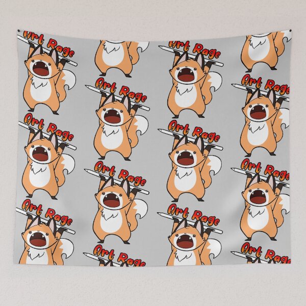 Item preview, Art Rage Fox designed and sold by MillyD13.