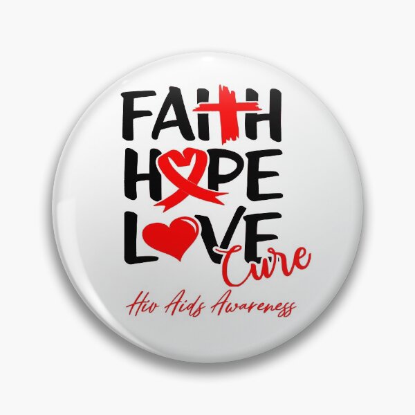 Item preview, Faith Hope Love Cure Hiv Aids Awareness designed and sold by Grooffos.