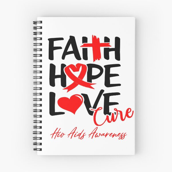 Item preview, Faith Hope Love Cure Hiv Aids Awareness designed and sold by Grooffos.