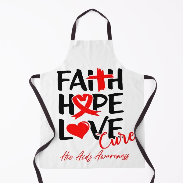 Item preview, Faith Hope Love Cure Hiv Aids Awareness designed and sold by Grooffos.