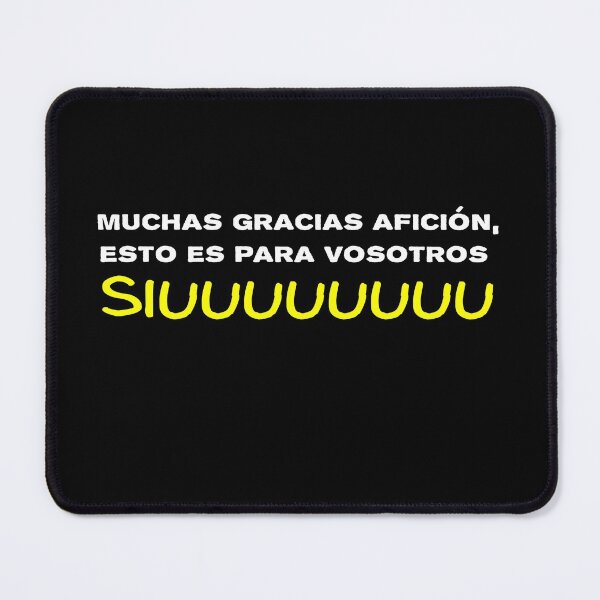 Item preview, Muchas gracias afición, esto es para vosotros Siuuu designed and sold by hamzab7.