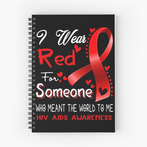 Item preview, I Wear Red For Someone HIV AIDS Awareness designed and sold by Adropine.