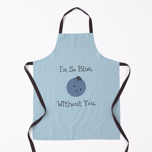 Item preview, I'm so blue, without you sad kawaii blueberry designed and sold by Hedgie Designs.