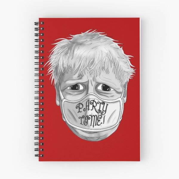 Item preview, Boris Johnson Party Time Mask Black and White designed and sold by Core Toggery.