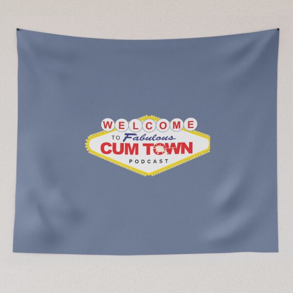 Item preview, Welcome to Cum Town baanner   designed and sold by ZakIqbalt.