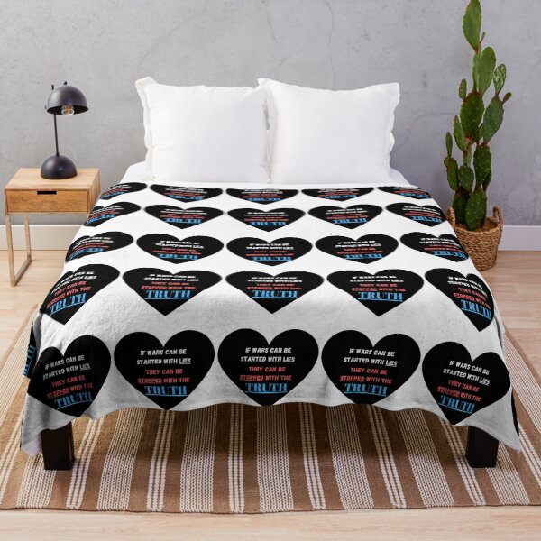 Item preview, If wars can be started with lies they can be stopped with the truth  designed and sold by Tassie-Tiger.