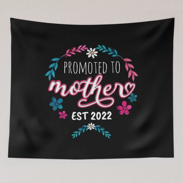 Item preview, Mothers day promoted to mom est 2022 Gifts From husband Daughter Women Mom Kids T-Shirt ,Promoted to mother est 2022 Baby announcement Gift promoted to new  mother designed and sold by cizito.