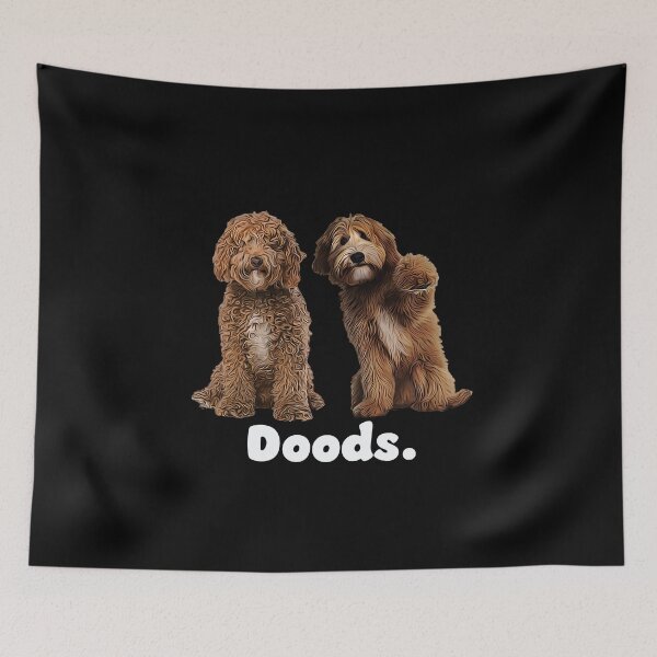Item preview, Doods. Labradoodle, Golden Doodle Doods. Funny dogs designed and sold by SnakeCharm.