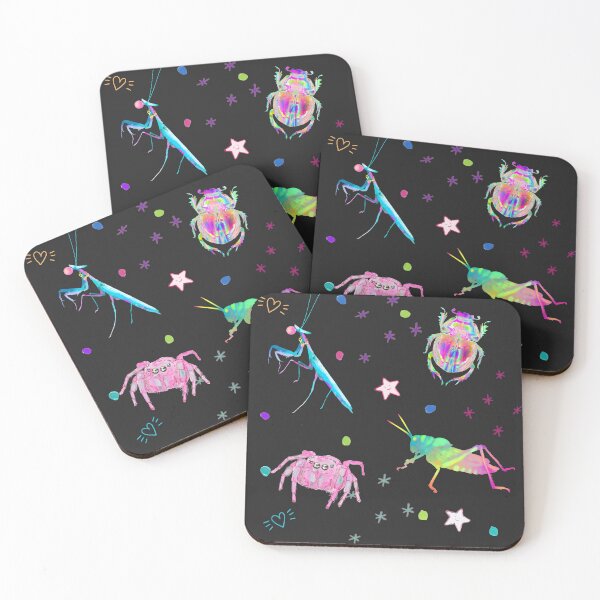 Item preview, Cute Colorful Bugs Pattern designed and sold by techno-mantis.