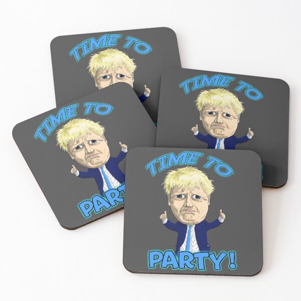 Artikelvorschau, Boris Johnson Zeit für Party-Cartoon entworfen und verkauft von Core Toggery.