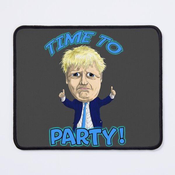 Item preview, Boris Johnson Time To Party Cartoon designed and sold by Core Toggery.