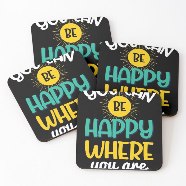 Item preview, You can be happy where you are designed and sold by BeeMeCreative.