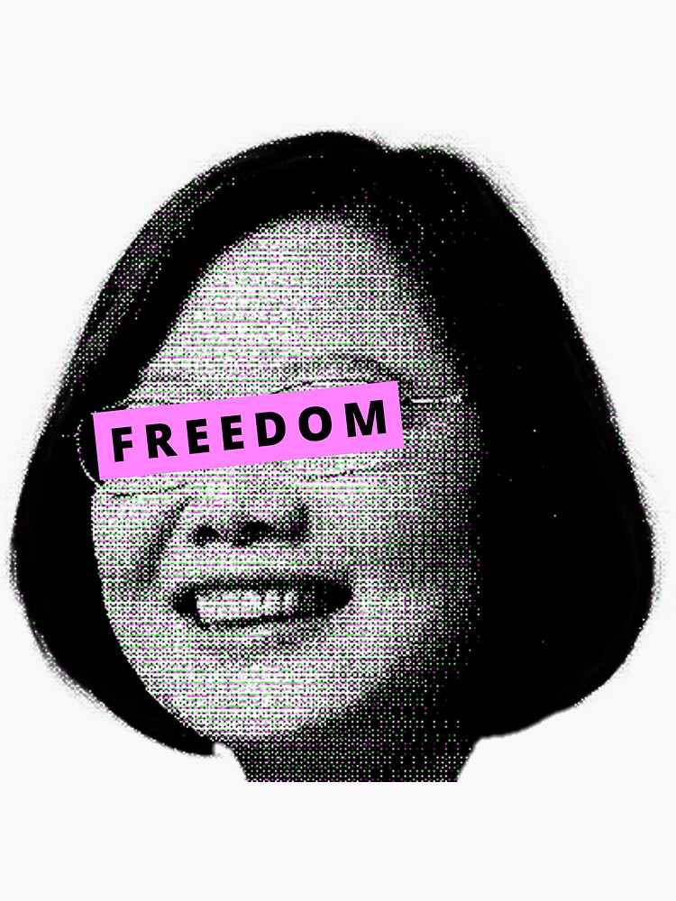 Aperçu 3 sur 3. Sticker avec l'œuvre Président Tsai lang wen rose Liberté créée et vendue par Tiredmenphilo.