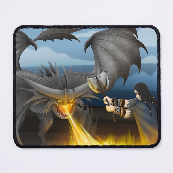 Item preview, Stormcutter Dragon Battling a Viking designed and sold by DahlisCrafter.