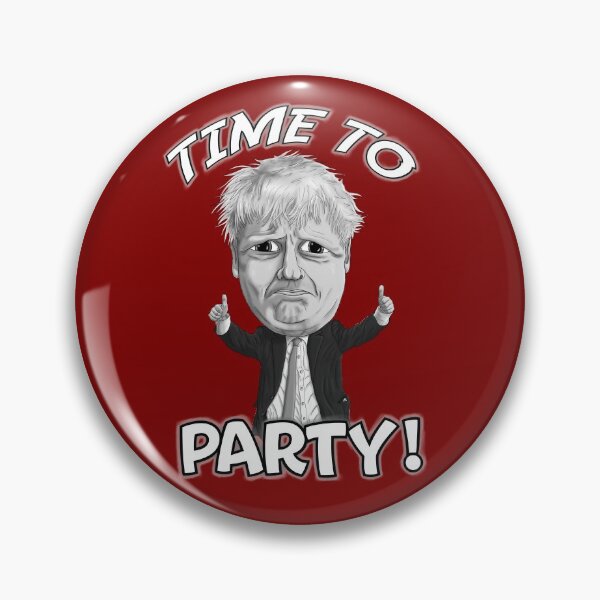Item preview, Boris Johnson Time To Party Black and White designed and sold by Core Toggery.