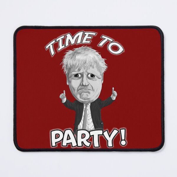 Item preview, Boris Johnson Time To Party Black and White designed and sold by Core Toggery.