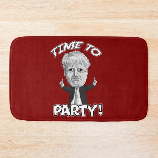 Item preview, Boris Johnson Time To Party Black and White designed and sold by Core Toggery.