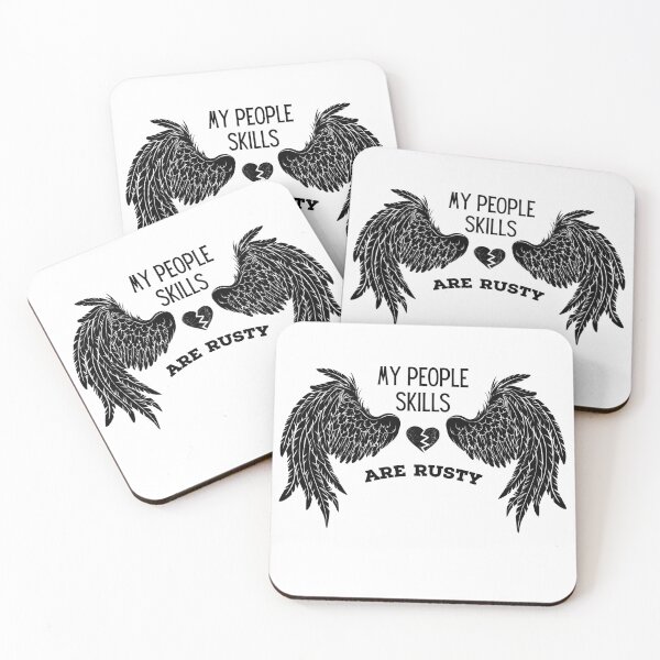 Item preview, Sarcastic Quotes My People Skills Are Rusty designed and sold by Schka.