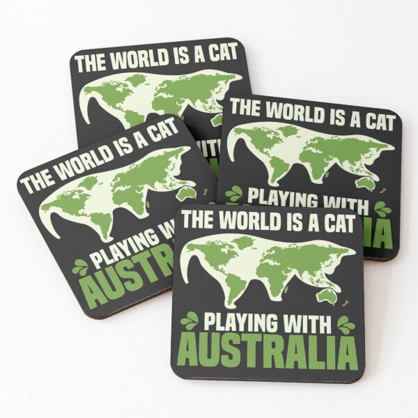 Item preview, Earth Map Plays With Australia designed and sold by StarcyWol.