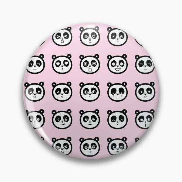 Item preview, A Panda's Many Faces (Baby pink) designed and sold by mixMixtli.