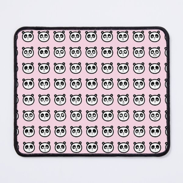 Item preview, A Panda's Many Faces (Baby pink) designed and sold by mixMixtli.