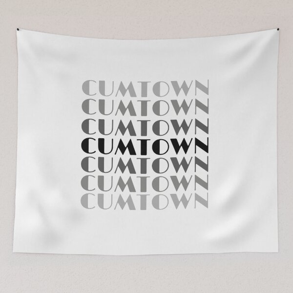 Item preview, Cum Town in Black and Grey   designed and sold by ZakIqbalt.