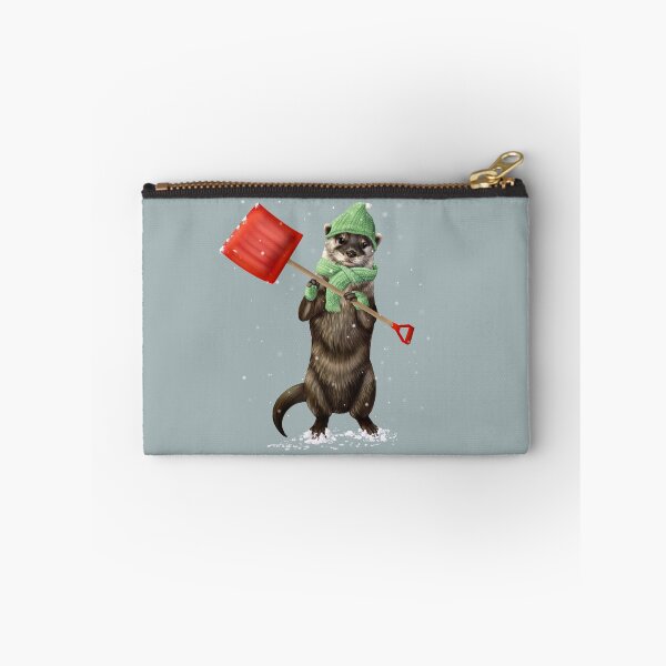 Item preview, Otter with snow shovel designed and sold by Mehu.