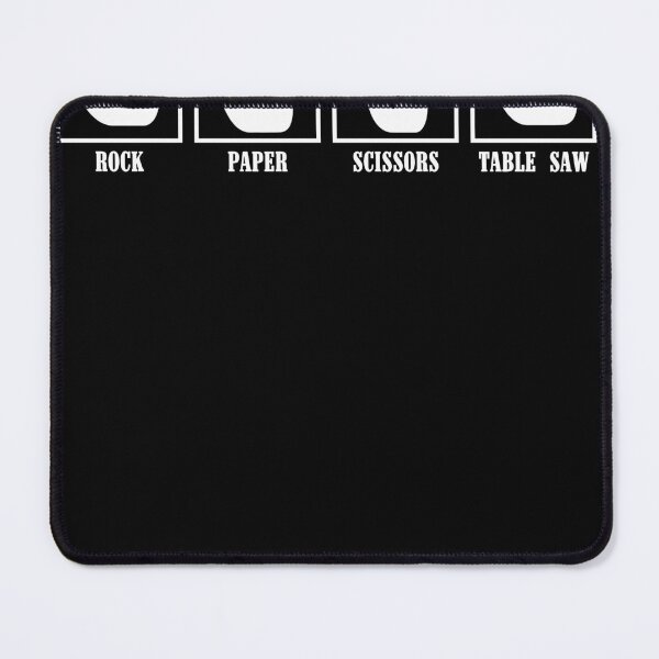 Item preview, Rock Paper Scissors Table Saw Funny Carpenter designed and sold by teeteeup.
